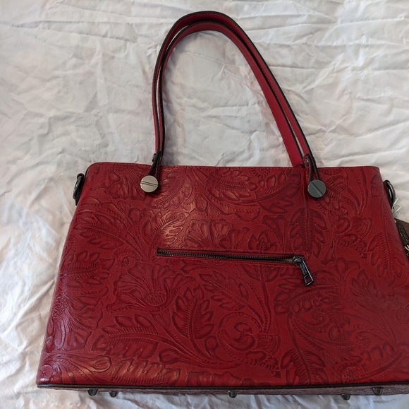 Italian Stamped Leather Purse - Picture 4 of 7